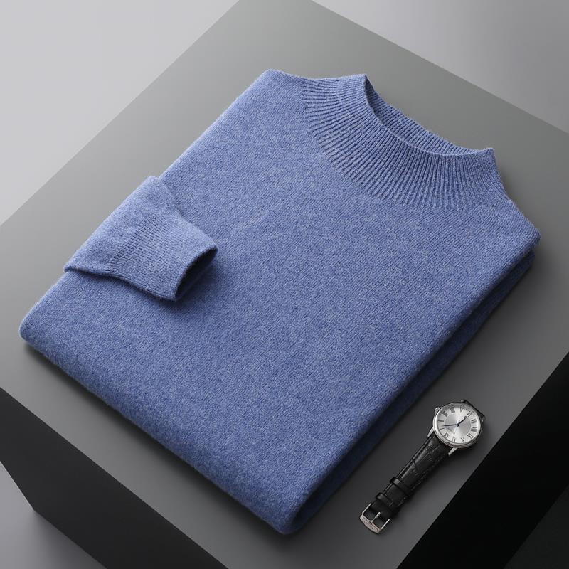 VALERIO™ | MAGLIONE ARTIGIANALE A MEZZO COLLO