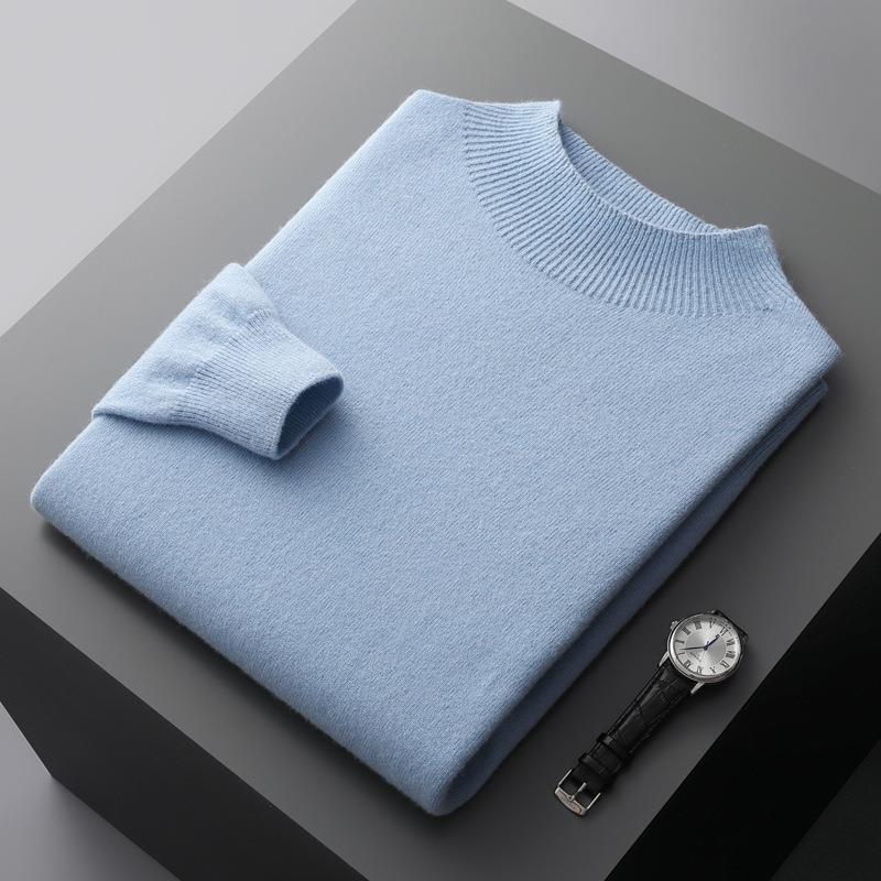 VALERIO™ | MAGLIONE ARTIGIANALE A MEZZO COLLO