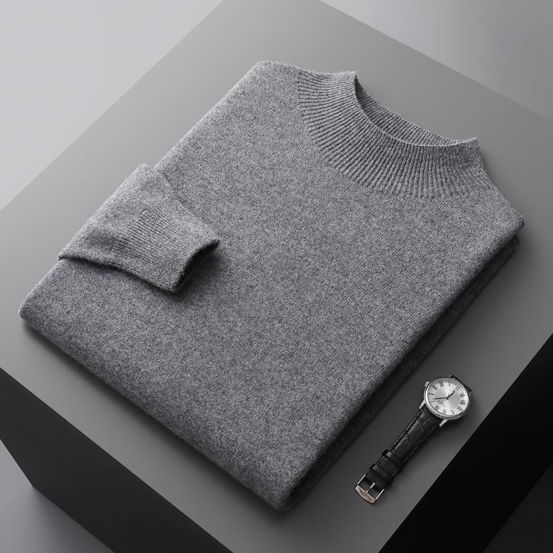 VALERIO™ | MAGLIONE ARTIGIANALE A MEZZO COLLO