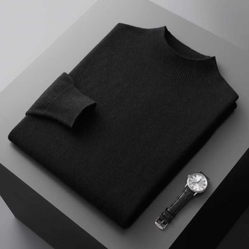 VALERIO™ | MAGLIONE ARTIGIANALE A MEZZO COLLO