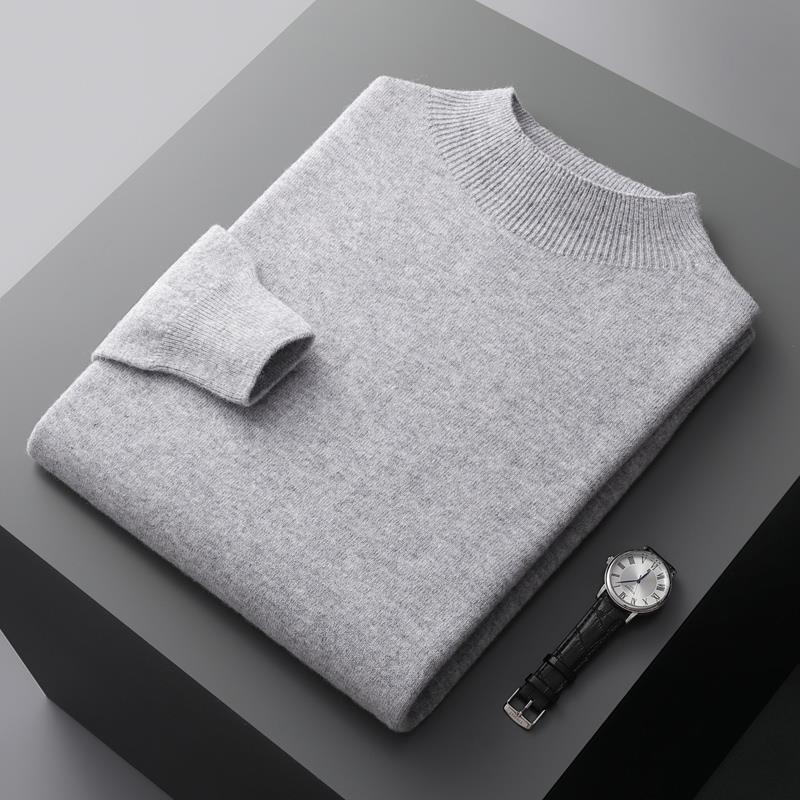 VALERIO™ | MAGLIONE ARTIGIANALE A MEZZO COLLO
