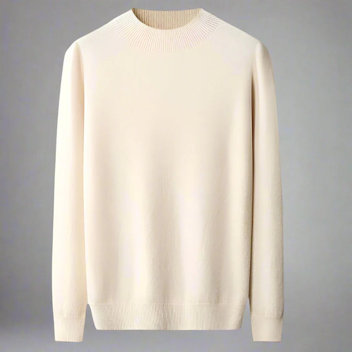 VALERIO™ | MAGLIONE ARTIGIANALE A MEZZO COLLO